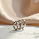 Minimalist Stackable Rings in Geometric Shape