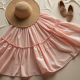 Tiered Maxi Skirt in Pastel Color