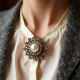 Statement Statement Brooch in Antique Finish