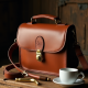 Vintage Saddle Bag with Twist Lock