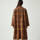 Plaid Duster Coat in Earth Tones