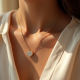 Gold-Plated Pendant Necklace with Heart Motif