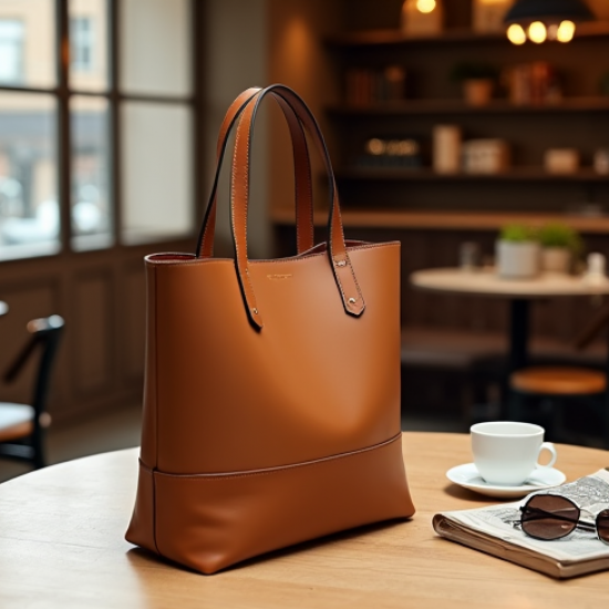 Minimalist Tote Bag in Two-Tone Color