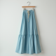 Casual Maxi Skirt in Pastel Color
