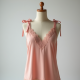 Lace Ribbon Cami Top with Lace Trim