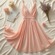 Chiffon Cocktail Dress in Pastel Shades