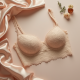 Lace Bustier Top in Solid Neutral