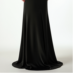 Vintage Evening Gown with Backless Design