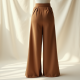High-Waisted Wide-Leg Pants with Pocket Details