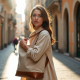 Canvas Canvas Shopper with Detachable Strap
