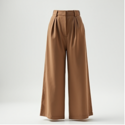 Wide-Leg Culottes with Pocket Details