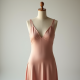 Silk Satin Slip Dress in Pastel Shades