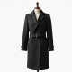 Wool Blend Overcoat with Belt Closure