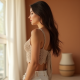 Crochet Bustier Top in Solid Neutral