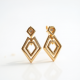 Geometric Drop Earrings in Geometric Shape