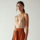Wrap Maxi Skirt with Side Slit