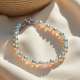 Beaded Anklet in Opal Tint